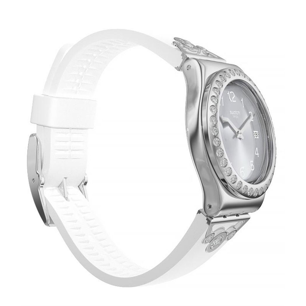Swatch YLS463 PRETTY IN WHITE Bayan Saati