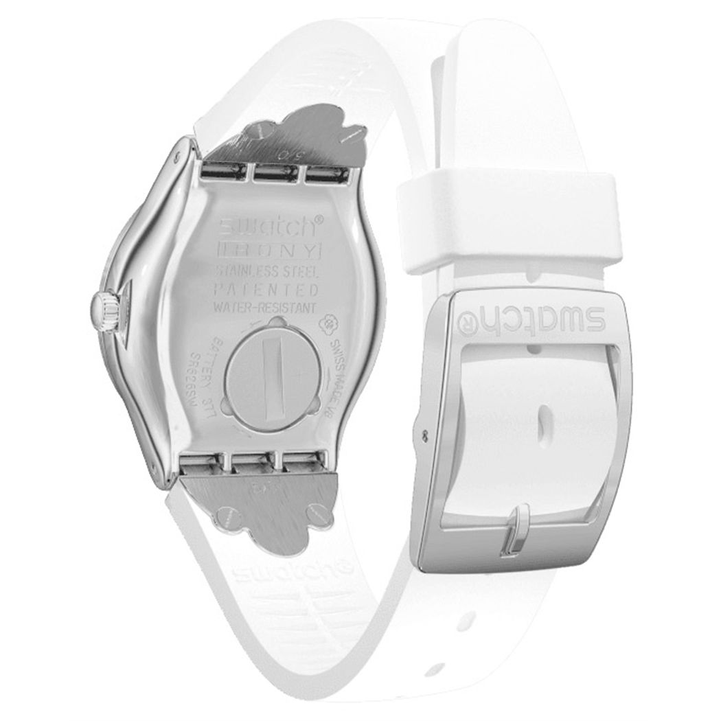 Swatch YLS463 PRETTY IN WHITE Bayan Saati