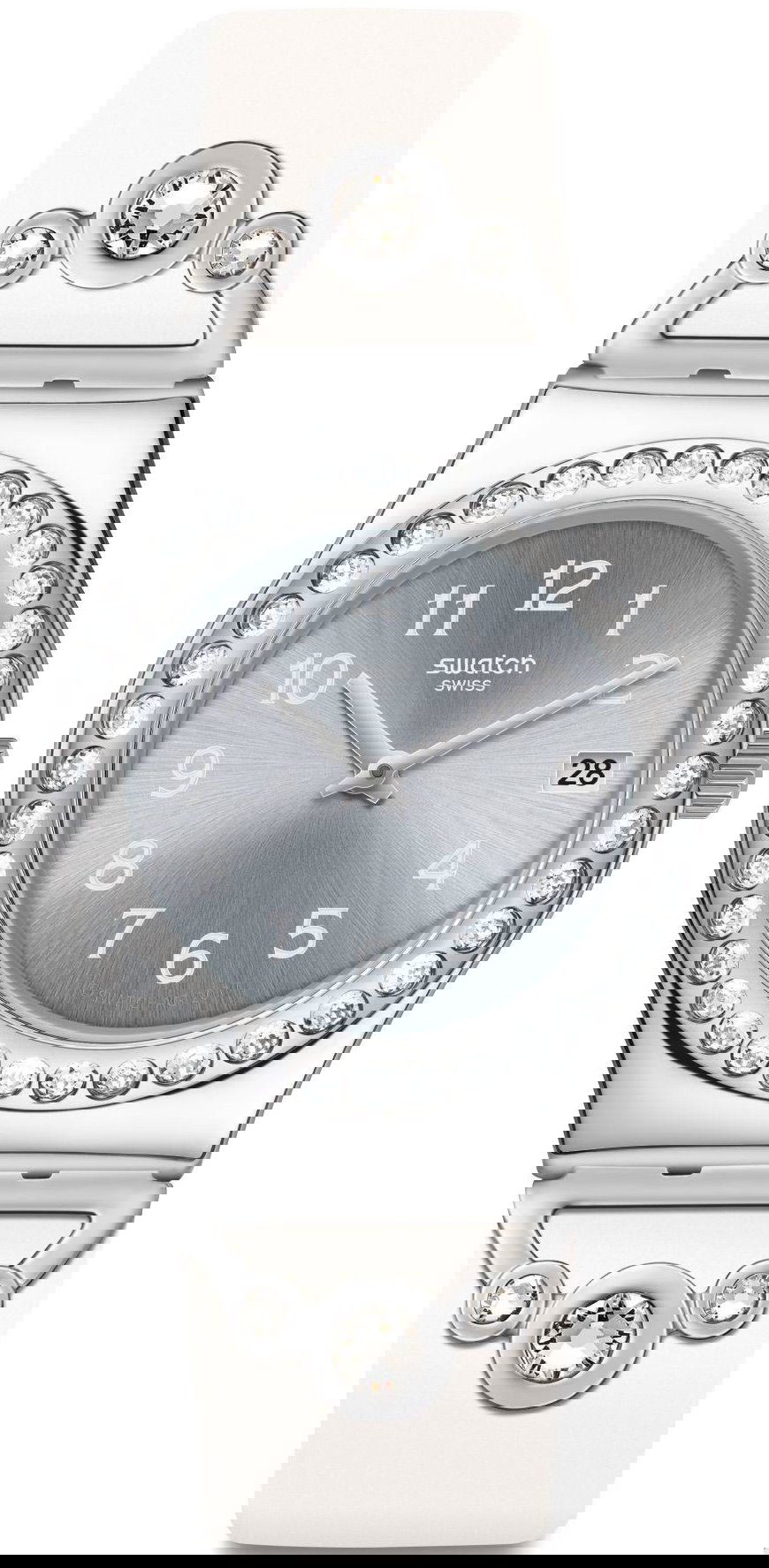 Swatch YLS463 PRETTY IN WHITE Bayan Saati