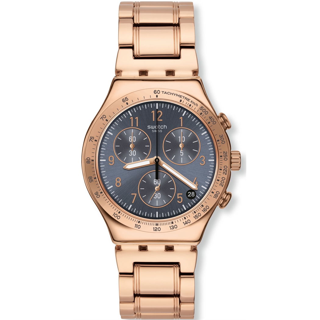 Swatch Irony Ycg418g Rose Gold Kronometreli Saat