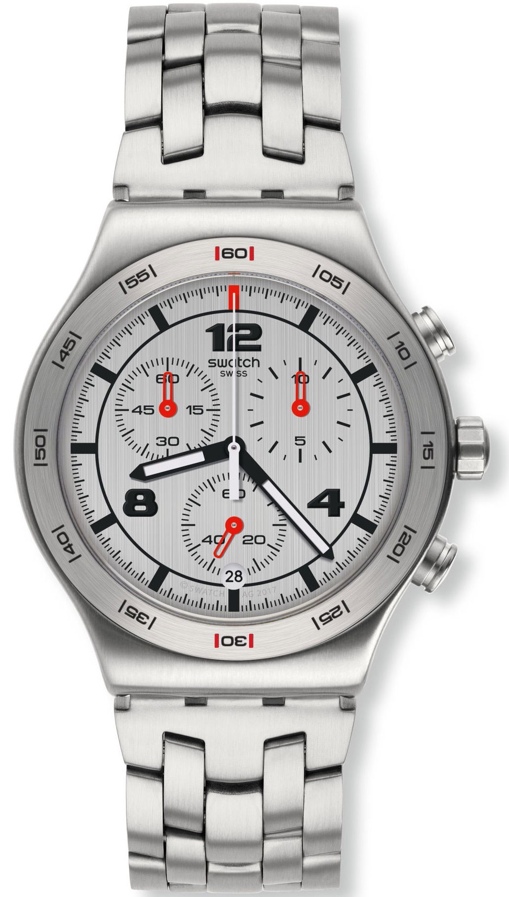 Swatch YVS447G Silver Again Erkek Kol Saati