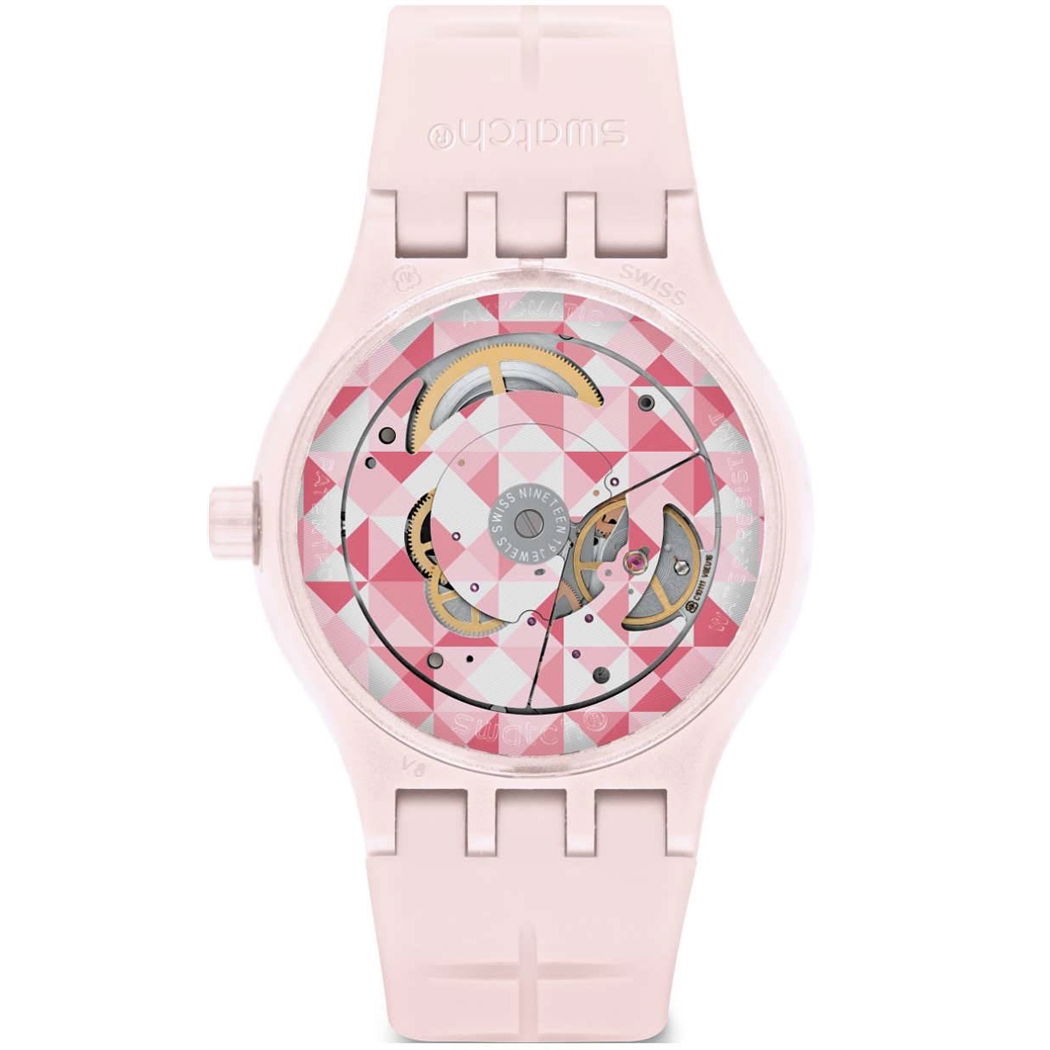 Swatch SUTP402 SISTEM BLUSH Sistem51 Otomatik