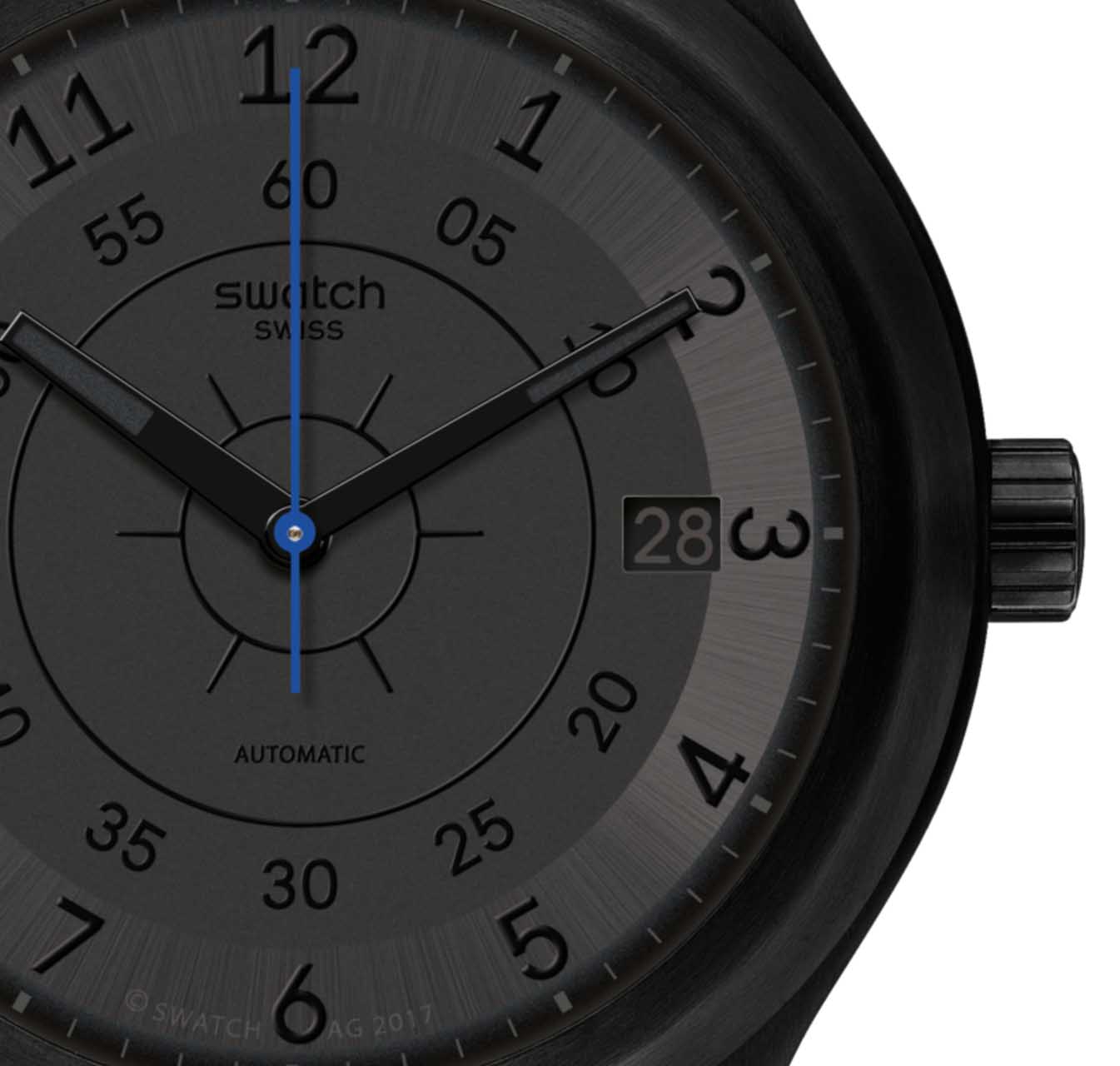 Swatch YIB401G SISTEM DARK Otomatik Kol Saati