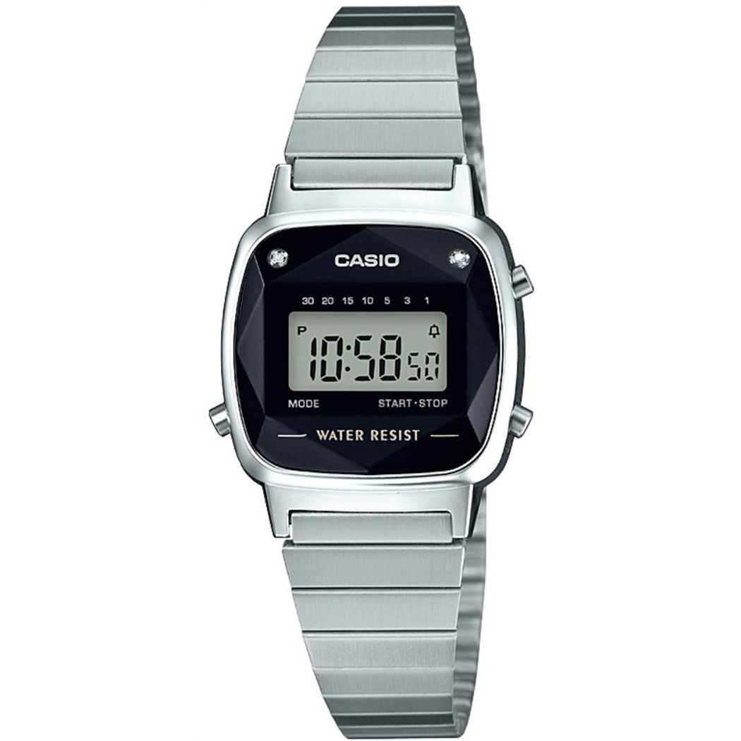 Casio La670wad-1df Retro Bayan Taşlı Kol Saati