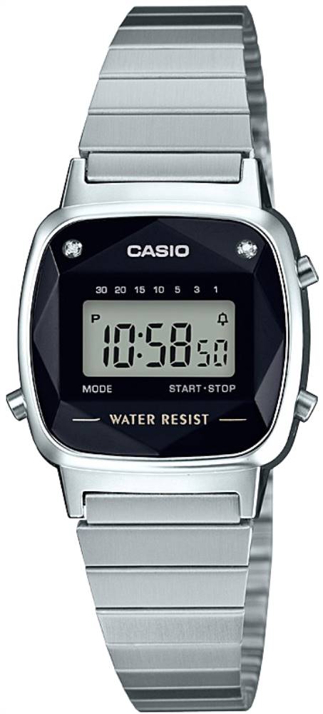 Casio La670wad-1df Retro Bayan Taşlı Kol Saati