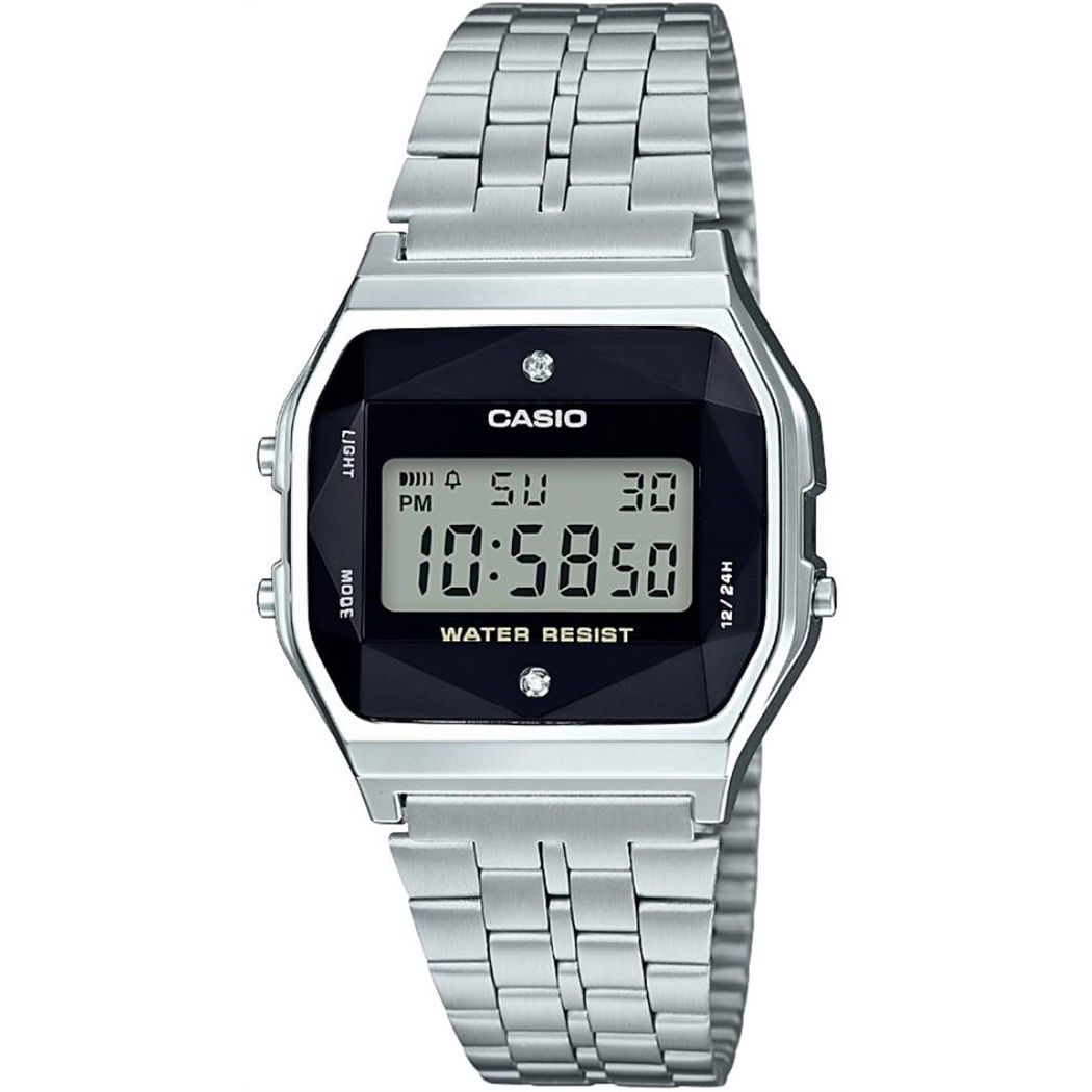 時計 CASIO A159WAD-1D Casio A159wad-1df Retro Dijital Taşlı Kol Saati | Gündüz Saat