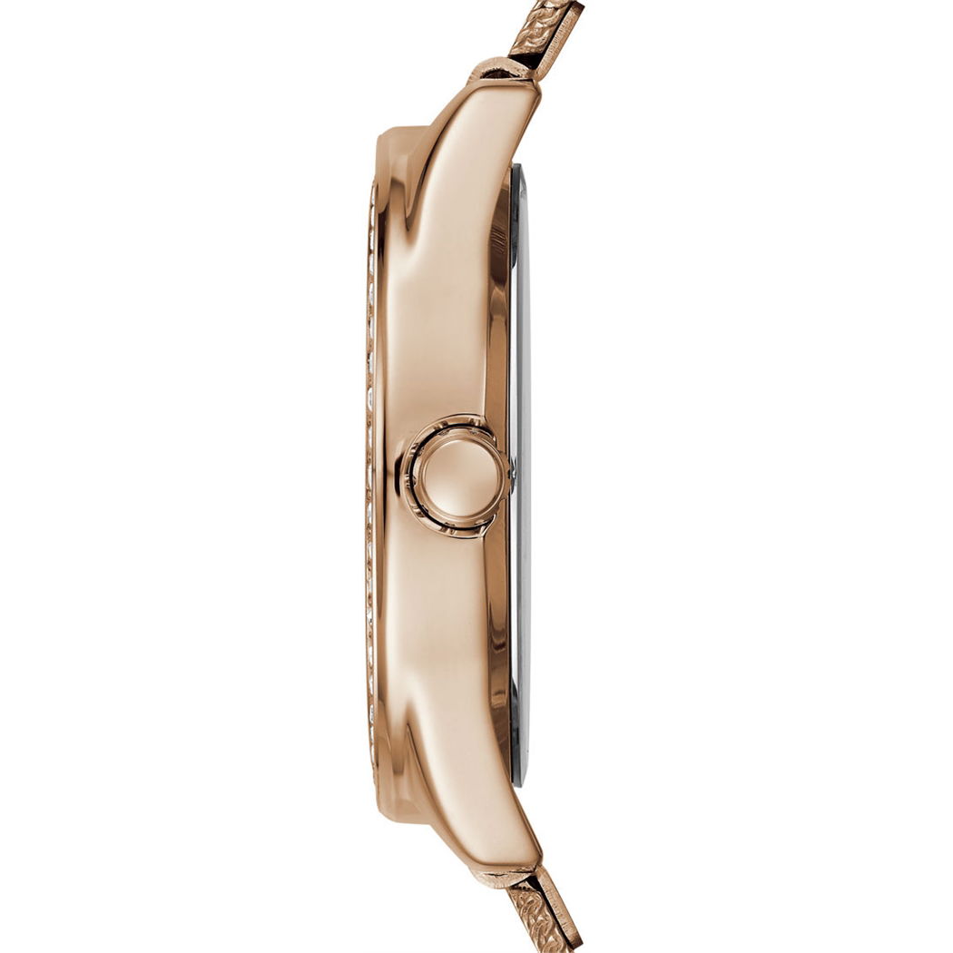 Guess Guw1142l4 Bayan Taşlı Hasır Kol Saati