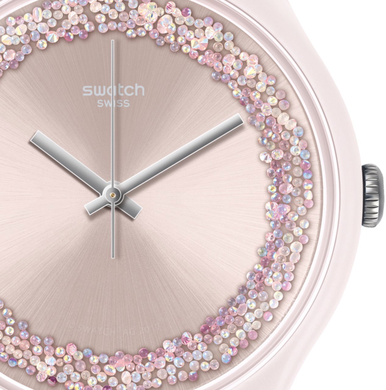 Swatch SUOP110 PINKSPARKLES Kol Saati