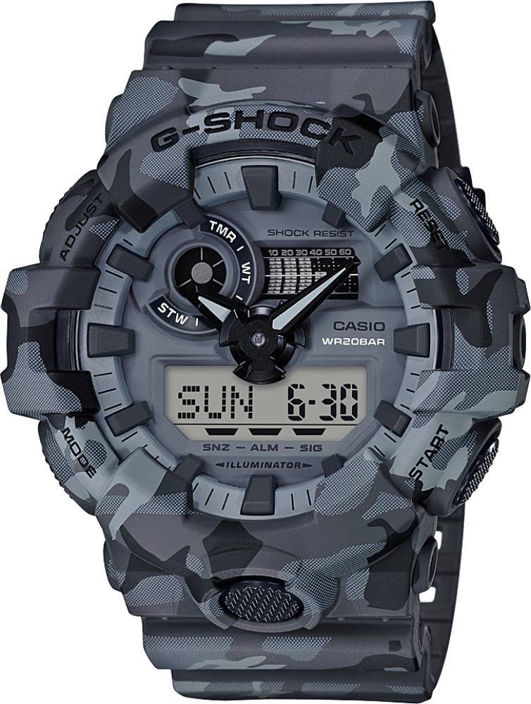 Casio Ga-700cm-8adr G-Shock Kamuflaj Desenli