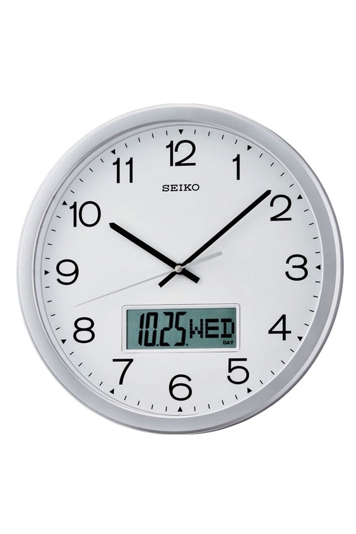Seiko Qxl007s LCD Takvimli Duvar Saati