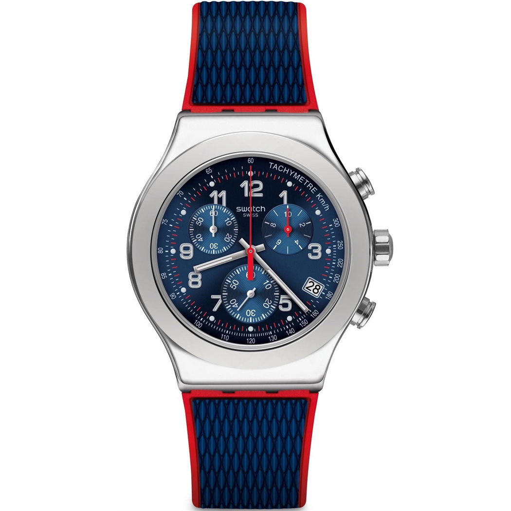 Swatch YVS452 Irony Kronometreli Mavi Spor Saat 