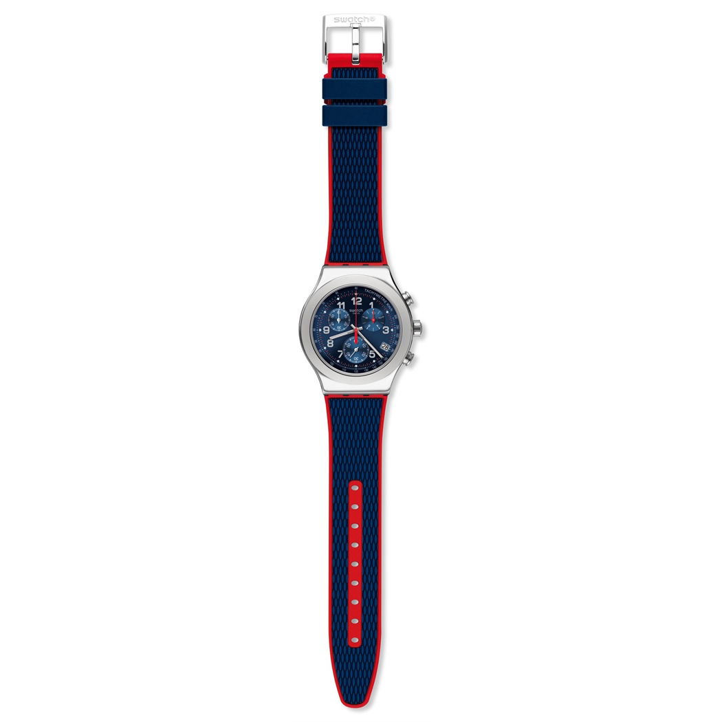 Swatch YVS452 Irony Kronometreli Mavi Spor Saat 
