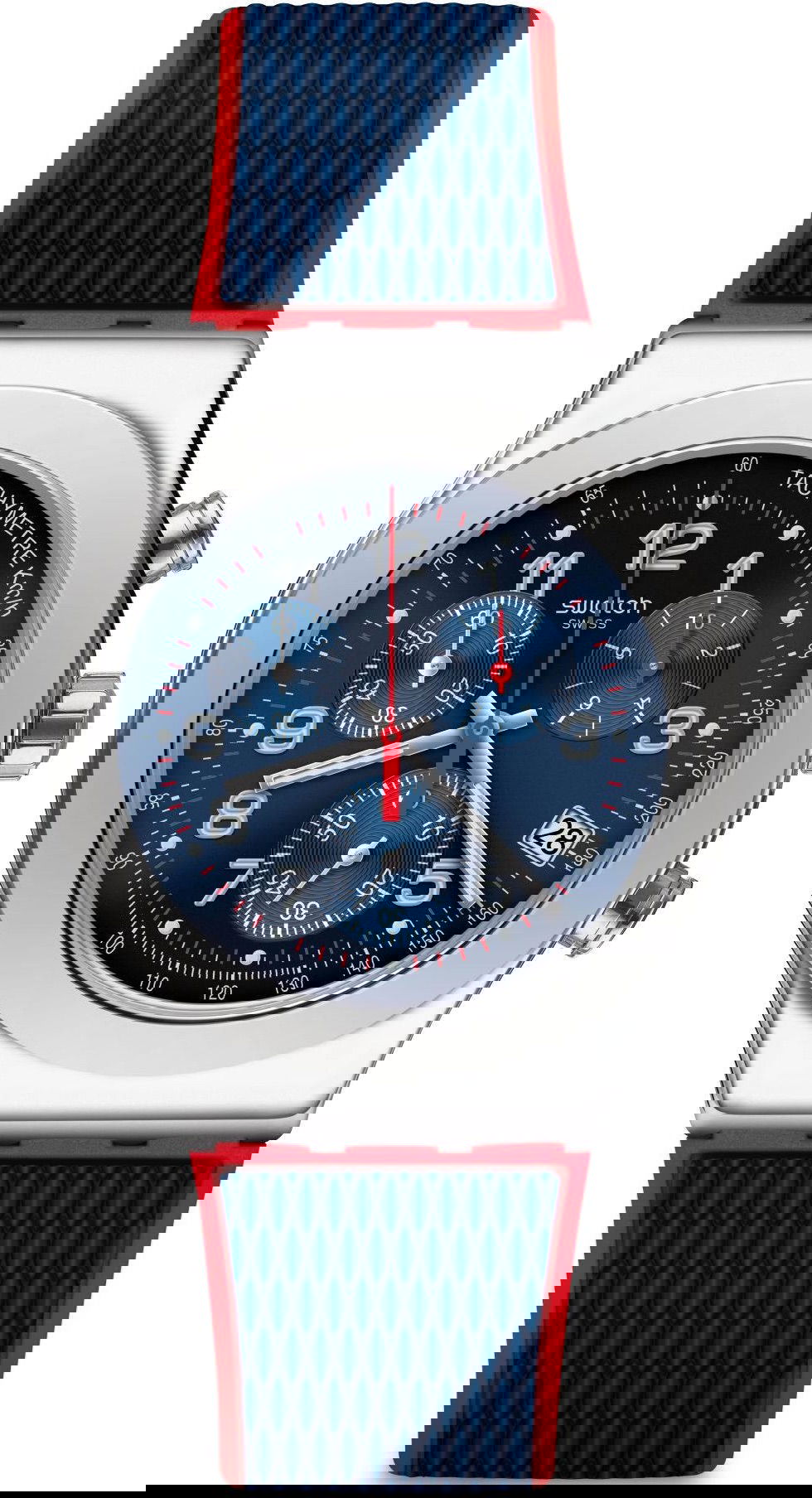 Swatch YVS452 Irony Kronometreli Mavi Spor Saat 