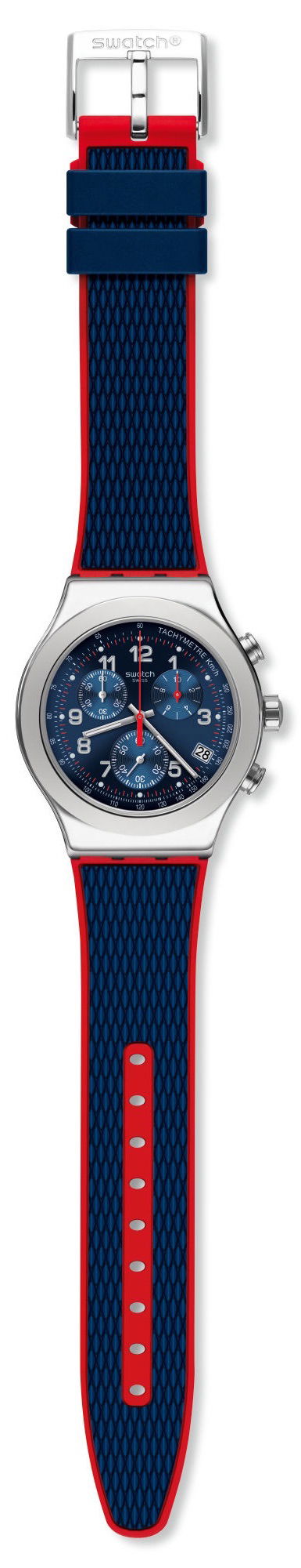 Swatch YVS452 Irony Kronometreli Mavi Spor Saat 