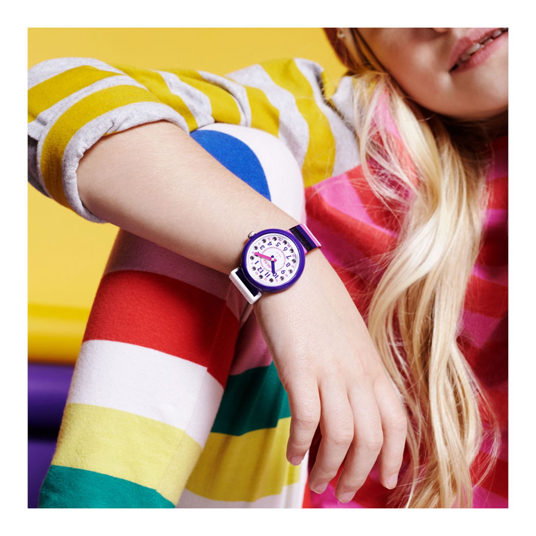 Flik Flak Fpnp042 STRIPE UP YOUR LIFE Çocuk Saati