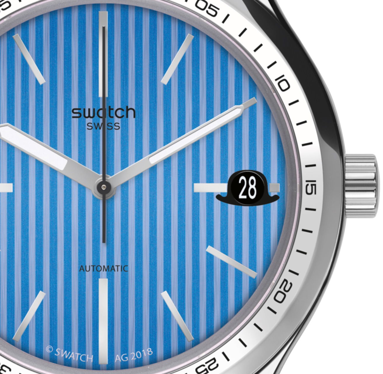 Swatch YIZ405 CLASSIC LINES Sistem51 İrony Otomatik 