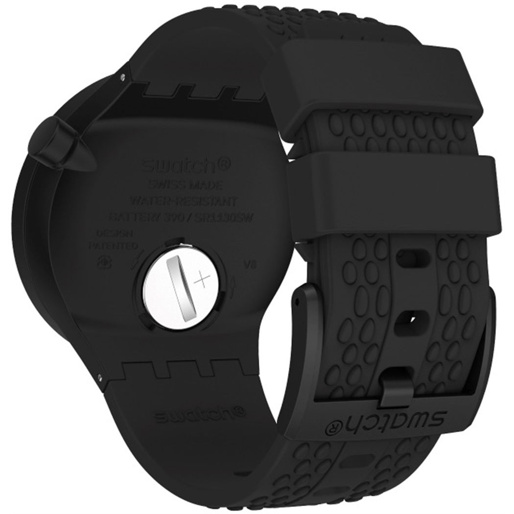 Swatch SO27B100 BBBLACK Kol Saati
