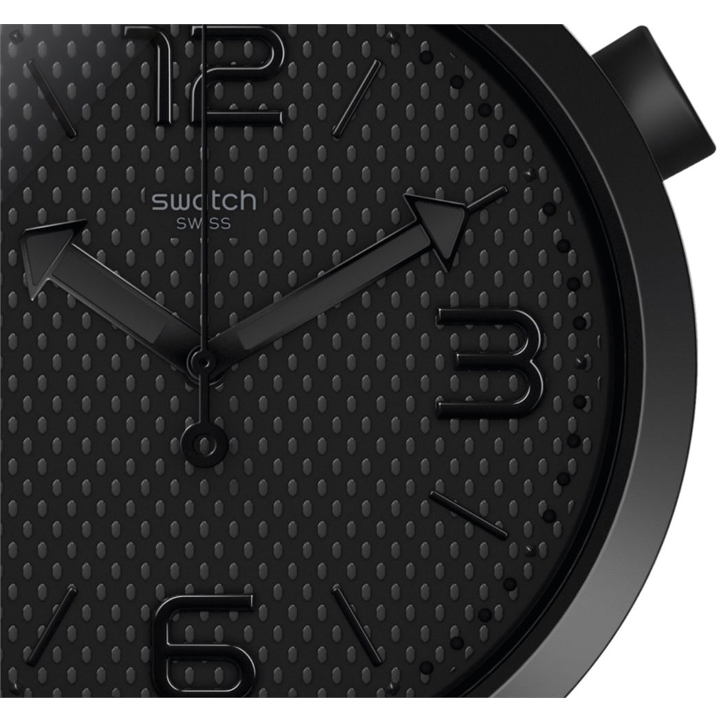 Swatch SO27B100 BBBLACK Kol Saati
