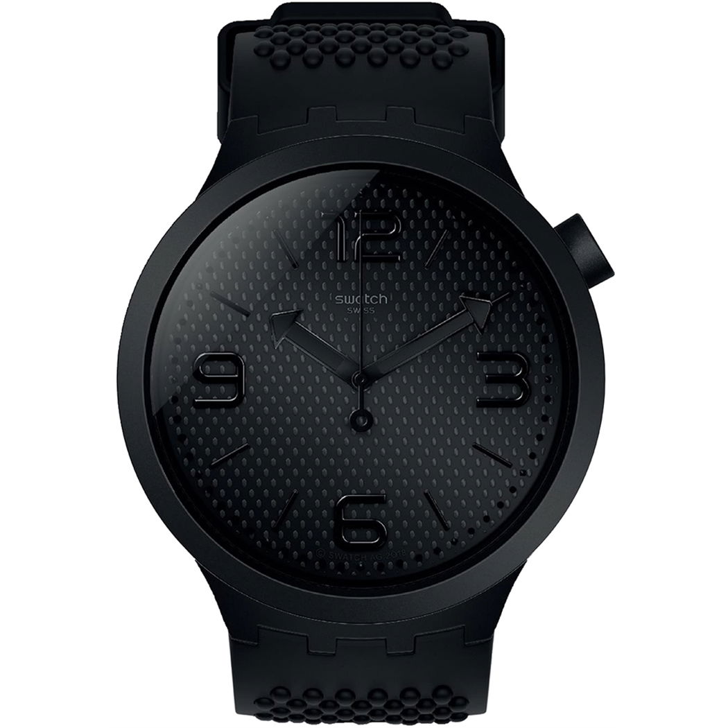 Swatch SO27B100 BBBLACK Kol Saati