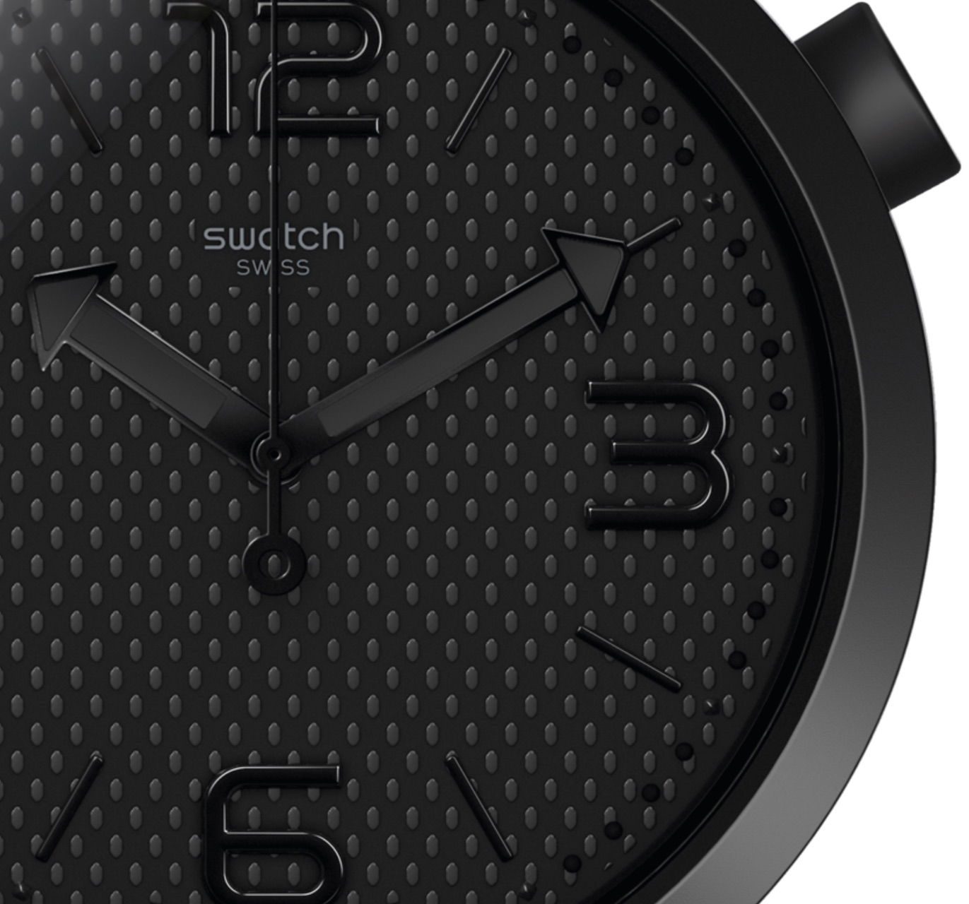 Swatch SO27B100 BBBLACK Kol Saati