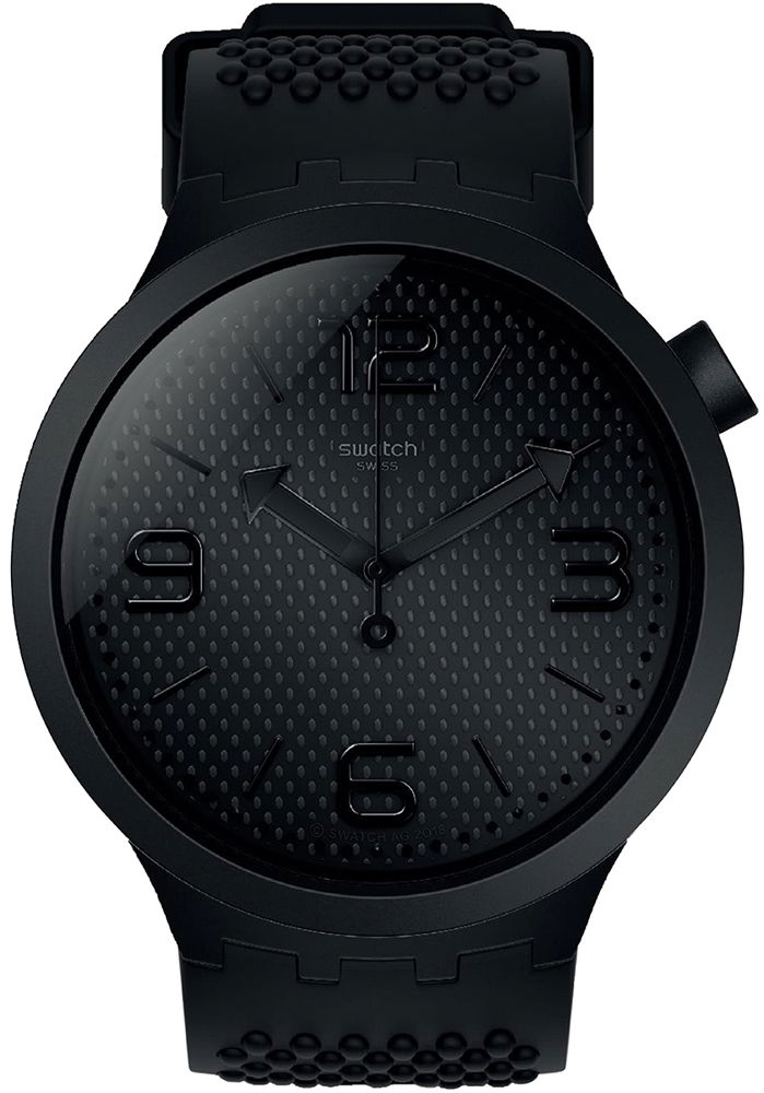 Swatch SO27B100 BBBLACK Kol Saati
