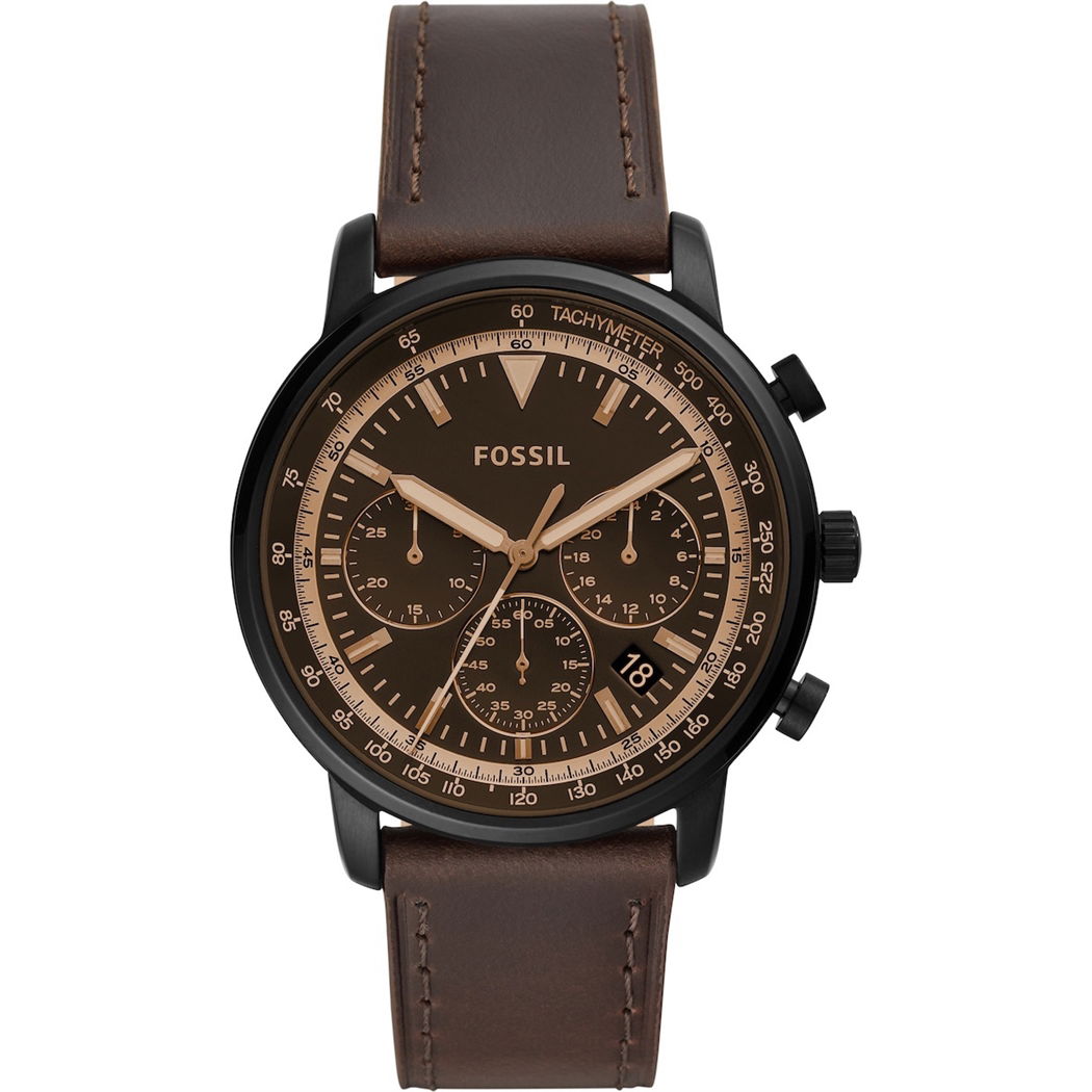 Fossil Kahverengi Deri Erkek Saati FFS5529