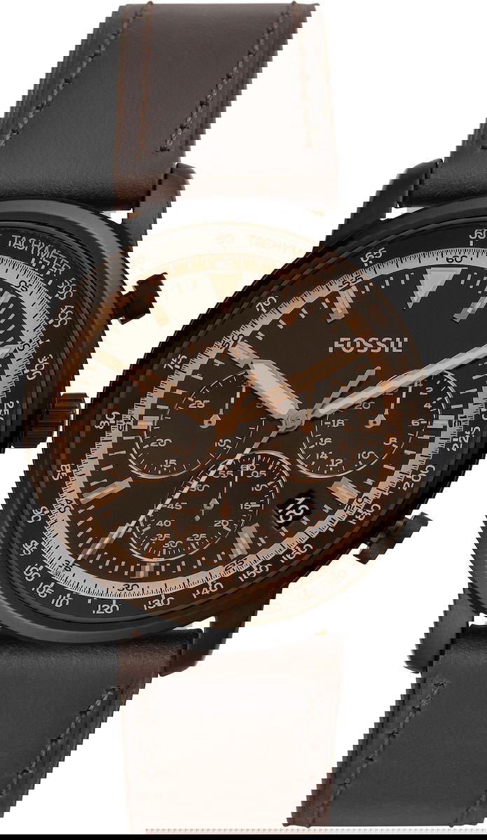 Fossil Kahverengi Deri Erkek Saati FFS5529