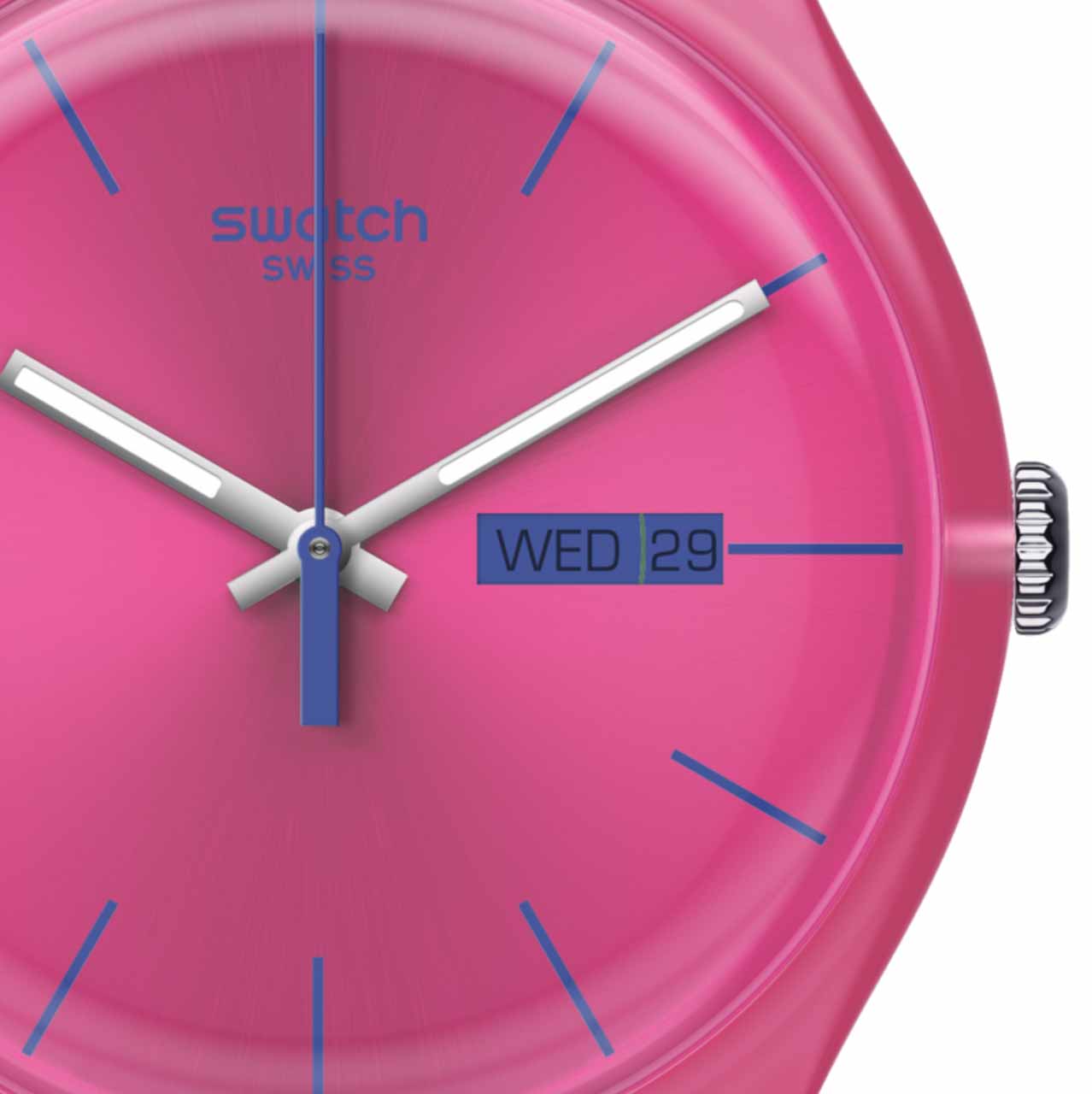 Swatch SUOP700 PINK REBEL Bayan Saati