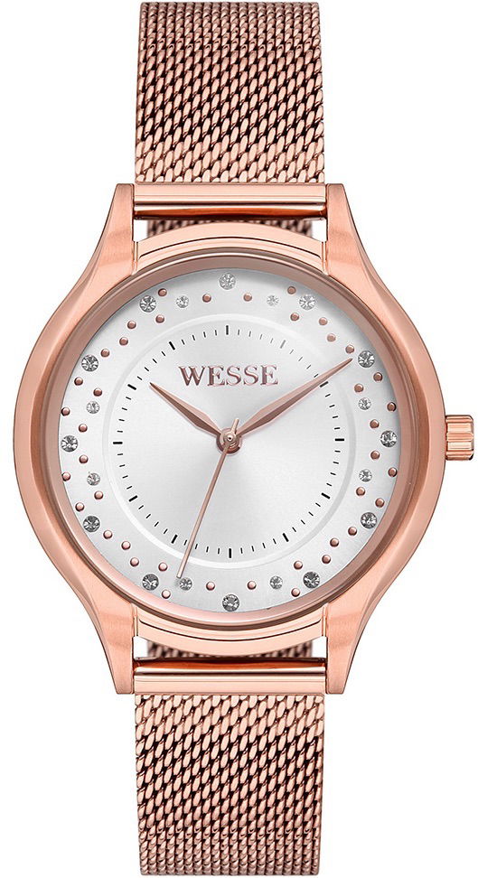 Wesse Rose Gold Hasır Bayan Saati WWL300904M