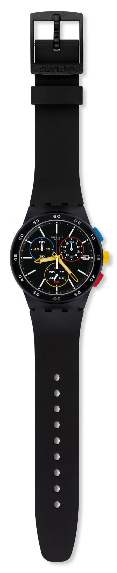 Swatch SUSB416 BLACK-ONE Kronometreli Saat