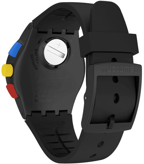 Swatch SUSB416 BLACK-ONE Kronometreli Saat