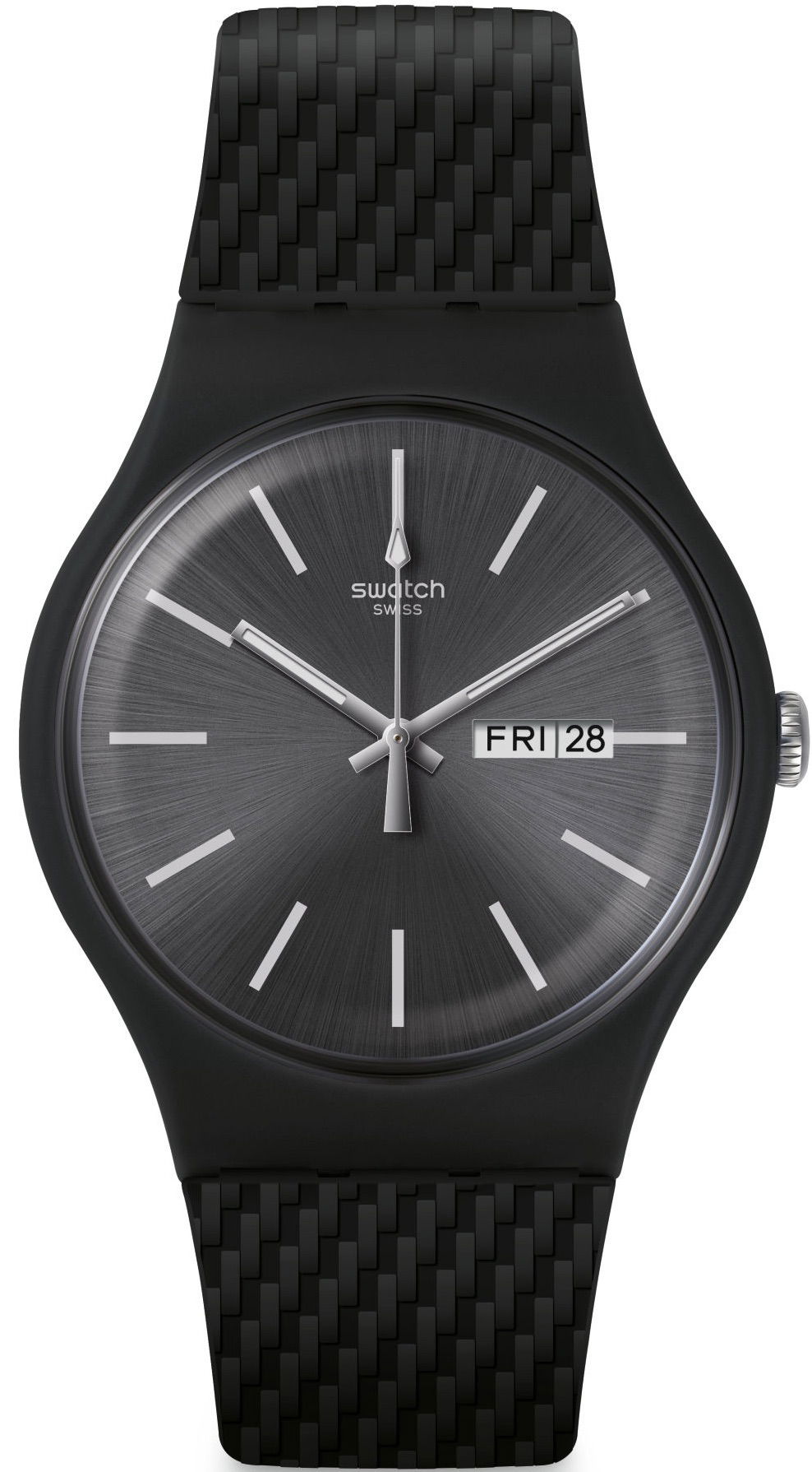 Swatch Siyah Kol Saati SUOM708