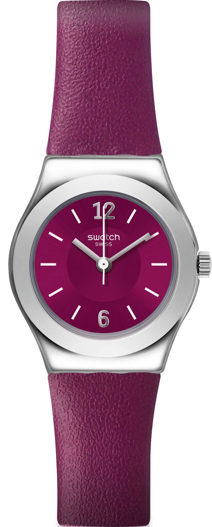Swatch YSS330 Bordo Renkli Bayan Saati