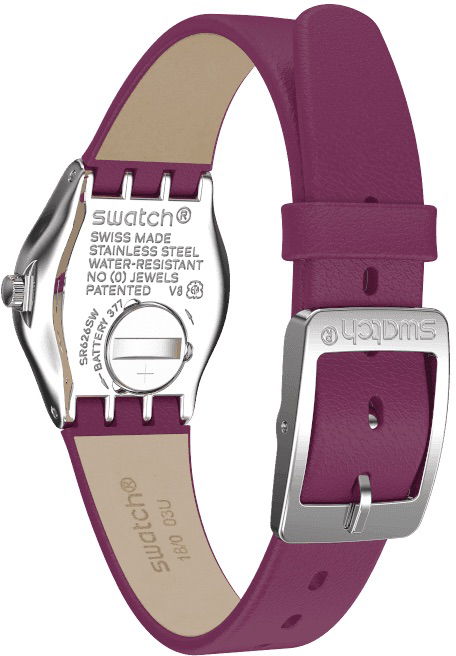 Swatch YSS330 Bordo Renkli Bayan Saati