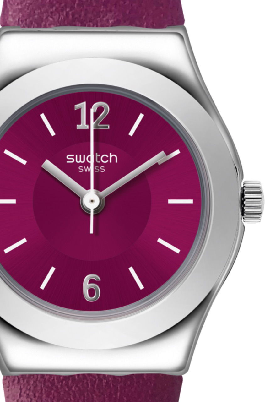 Swatch YSS330 Bordo Renkli Bayan Saati