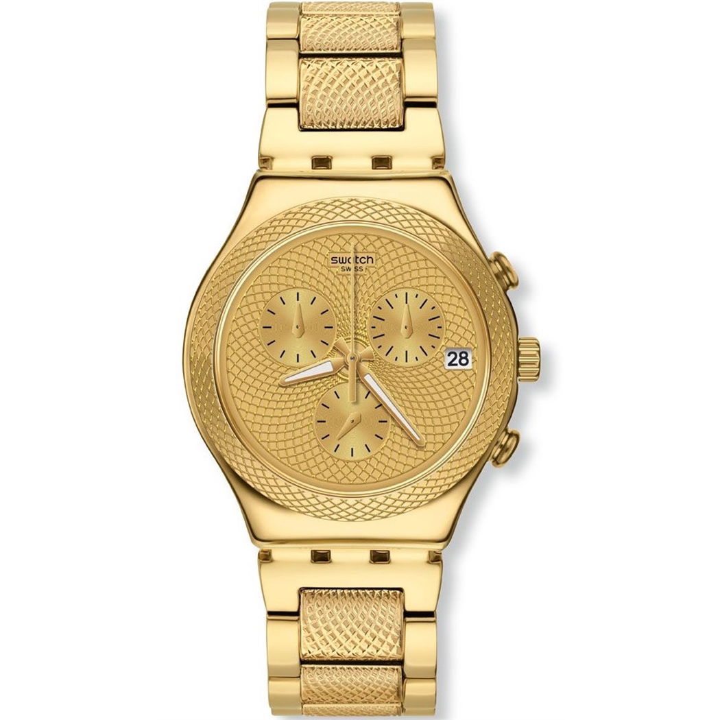 Swatch YCG420G Altın Rengi Spor Saat 