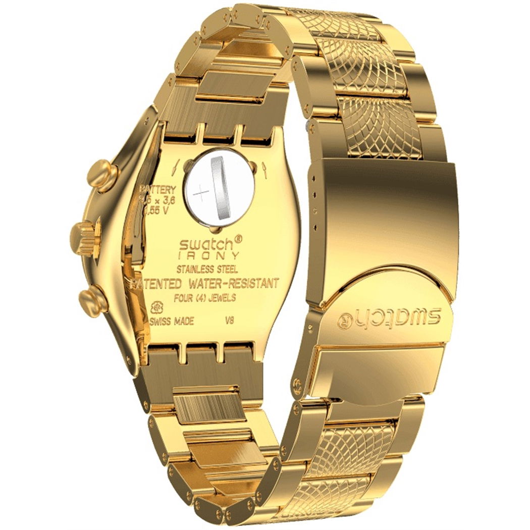 Swatch YCG420G Altın Rengi Spor Saat 