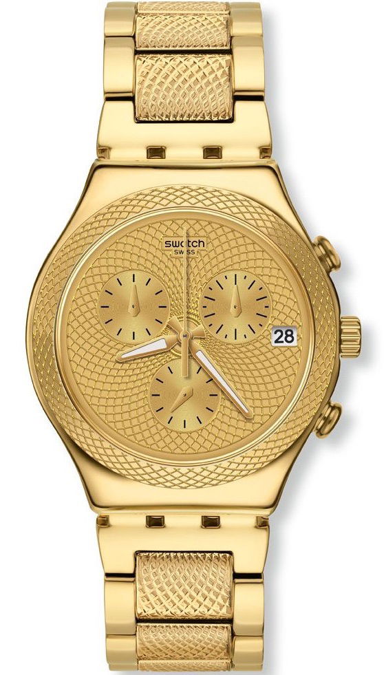 Swatch YCG420G Altın Rengi Spor Saat 