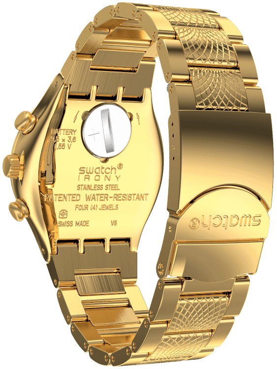 Swatch YCG420G Altın Rengi Spor Saat 