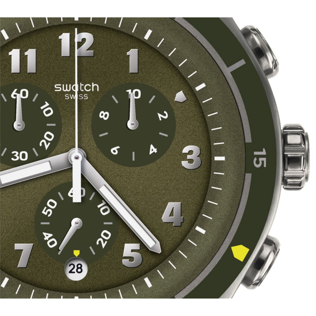 Swatch YOS461 Yeşil Erkek Kol Saati 
