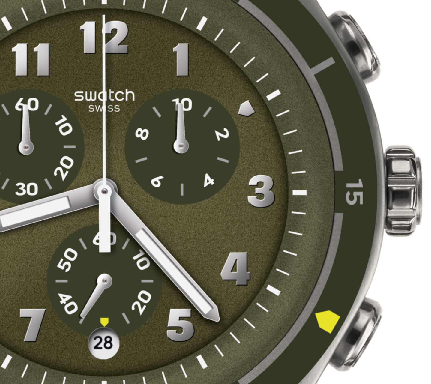 Swatch YOS461 Yeşil Erkek Kol Saati 