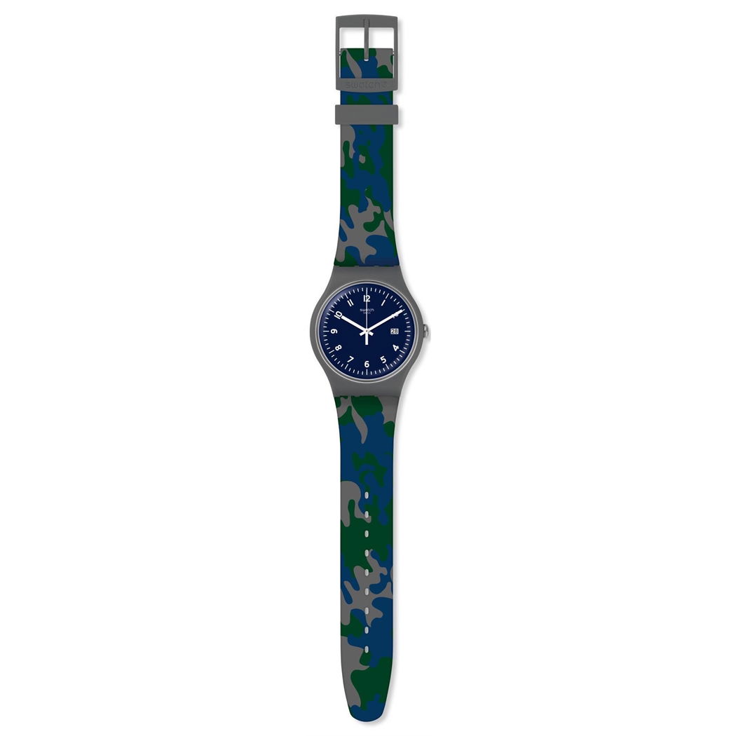 Swatch SUOM400 Kamuflaj Desenli Saat