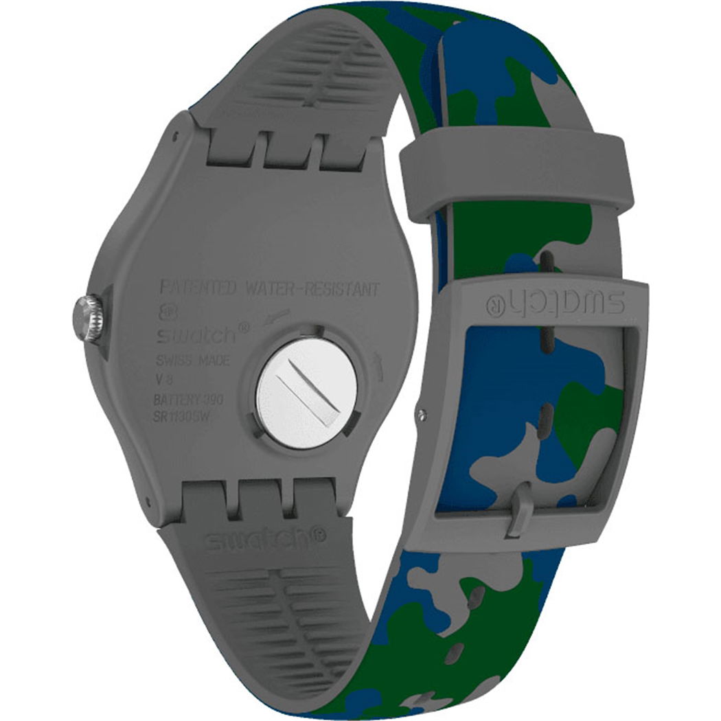 Swatch SUOM400 Kamuflaj Desenli Saat