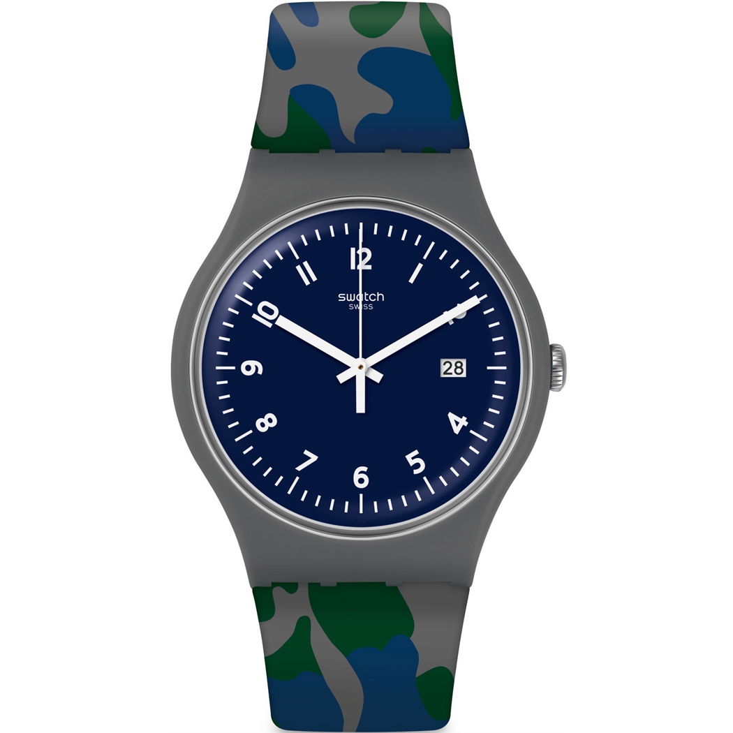 Swatch SUOM400 Kamuflaj Desenli Saat