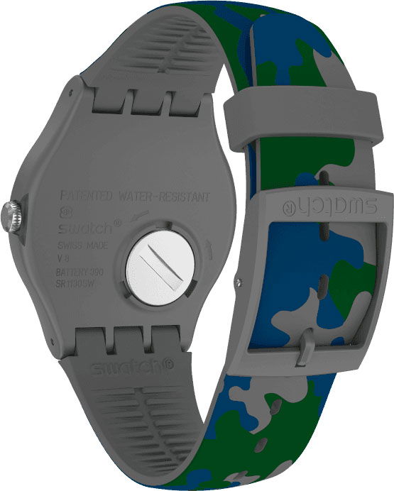 Swatch SUOM400 Kamuflaj Desenli Saat