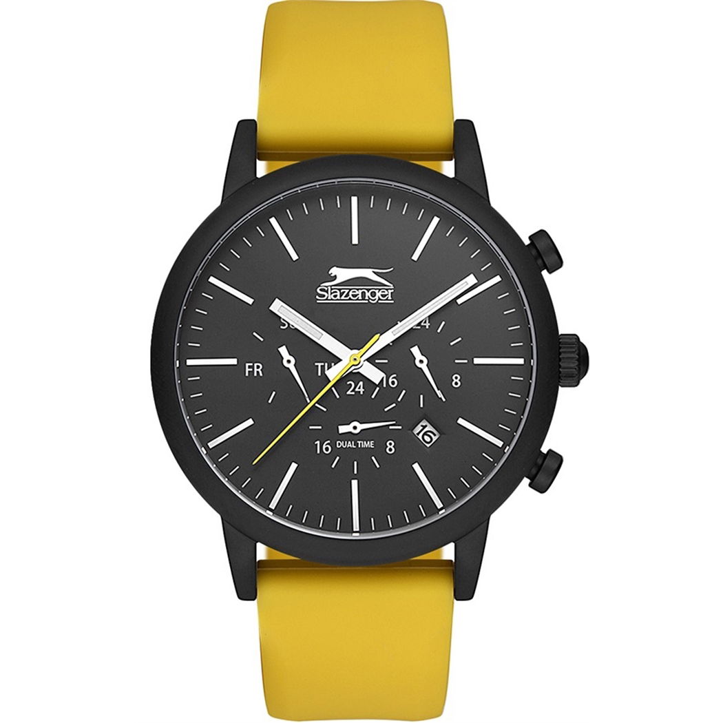 Slazenger Sl.09.1713.2.05 Sarı Silikon Erkek Saati