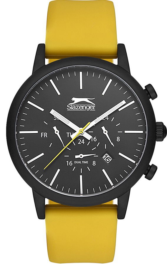 Slazenger Sl.09.1713.2.05 Sarı Silikon Erkek Saati