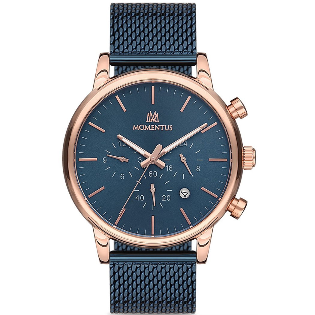 Momentus Lacivert Hasır Erkek Saati CC235R-11SR