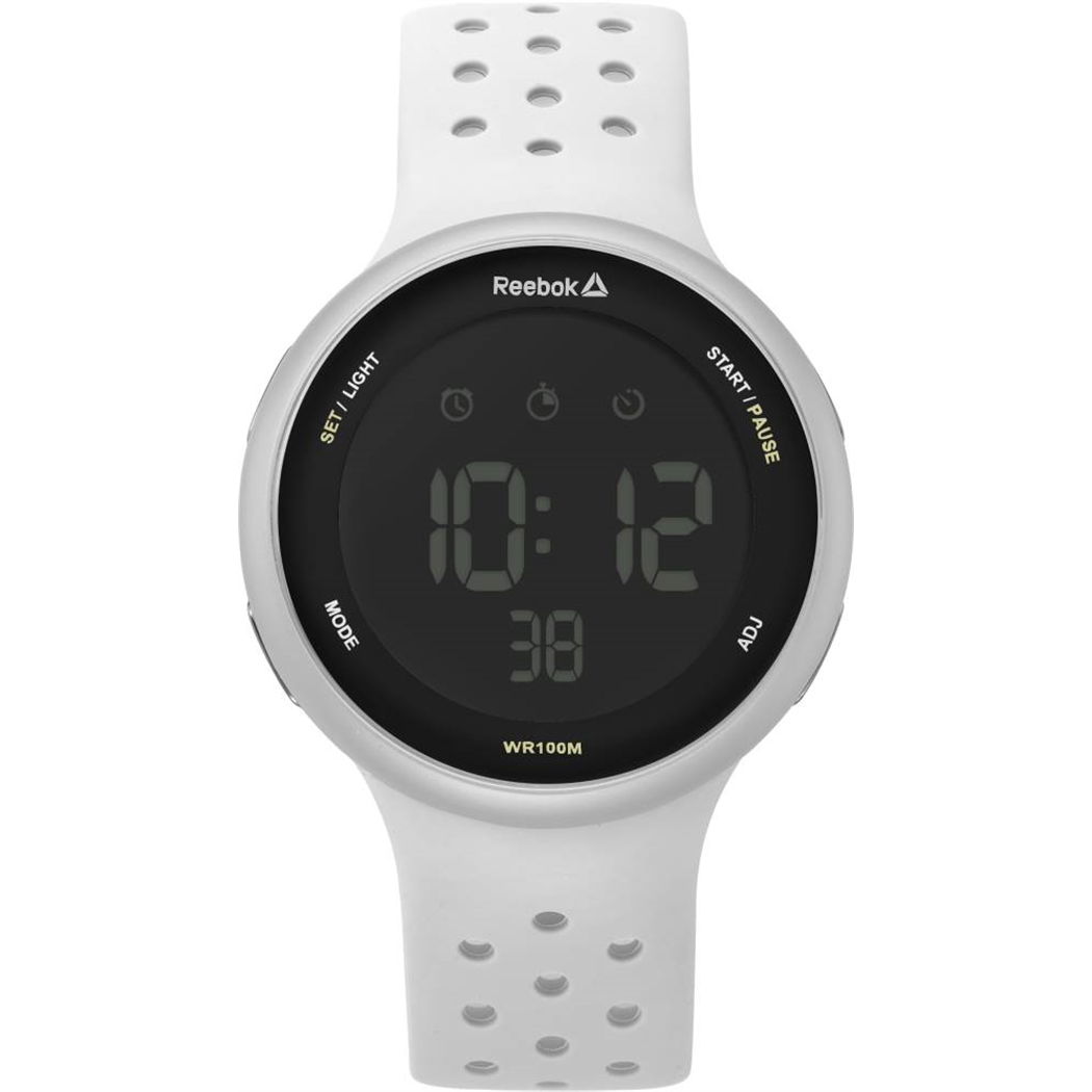 Reebok Dijital Beyaz Kol Saati RD-ELE-G9-PSIS-BY
