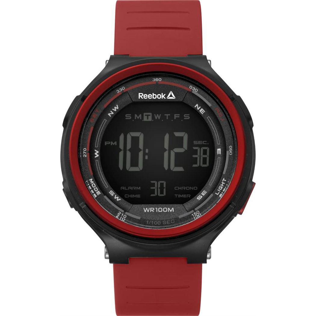 Reebok Dijital Kırmızı Saat RD-KLS-G9-PBPR-BR